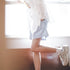 Premium Women's Striped Cotton Shorts – Japanese Style Loose Fit High Waist Bermuda Pants